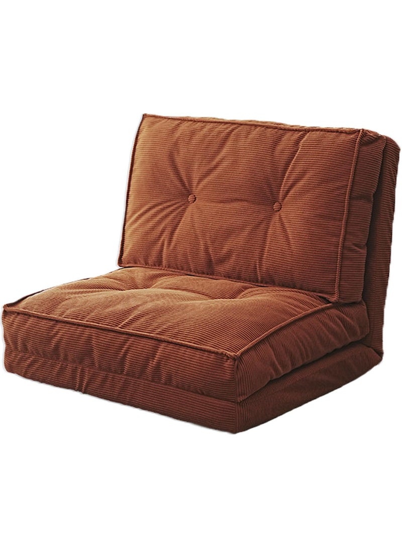 AUTOYSUR Floor Sofa with Back Support, 5 Reclining Poistion Adjustable Bed, Folding Lazy Bed, Floor Lounge Chair, Gaming Recliner Sofa for Sleeping, Gaming, Reading(Red) - Image 1