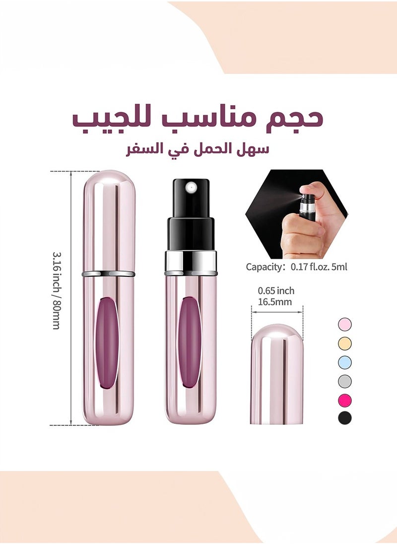 Generic Perfume Bottle Portable Refillable Perfume Bottle with Spray Cosmetic Containers Atomizer for Travel  - Image 4