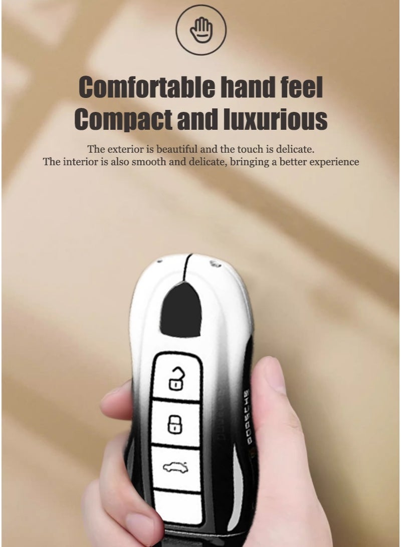 Car key protector, suitable for Porsche key protector, perfectly packaged keys, high-end, fashionable, perfectly wrapped car keys, fully protected car keys, wear-resistant. - Image 3