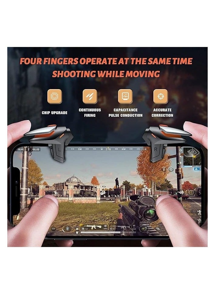 Raxoom 1 Pair Mobile Trigger, Game Controller Trigger, Mobile Game Accessories, High Sensitivity, Mobile Game Controller for Pubg, Fortnite, Call Of Duty Mobile Game, Pubg Triggers  - Image 3
