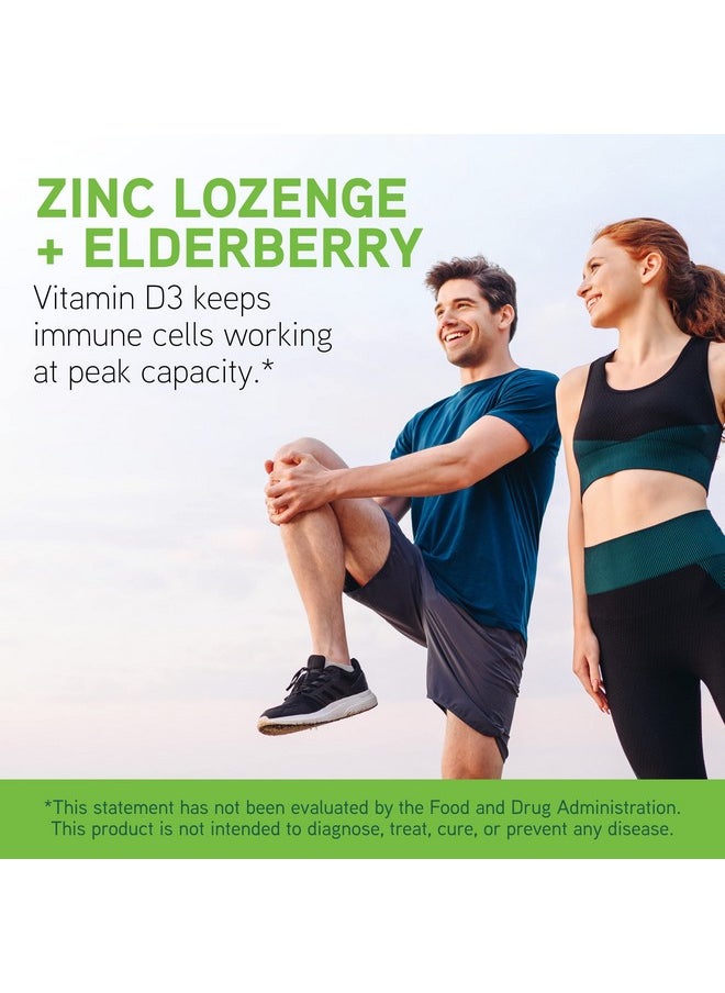 Davinci DAVINCI Labs Zinc Lozenge + Elderberry - Zinc Supplement to Support The Immune System, Healthy Lungs and Throat Tissues* - with Vitamin D3, Zinc, Elderberry and More - Lemon Flavor - 60 Lozenges  - Image 3
