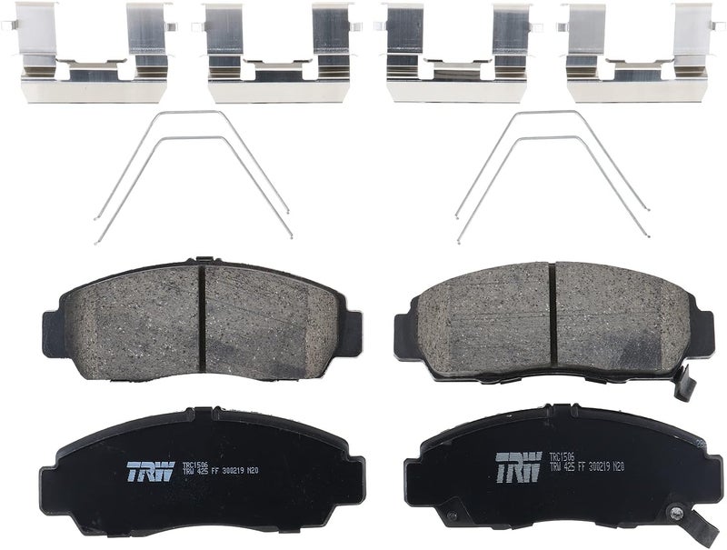 TRW Pro TRC1506 Disc Brake Pad Set for Honda Accord 2011-2012, Front - Image 1