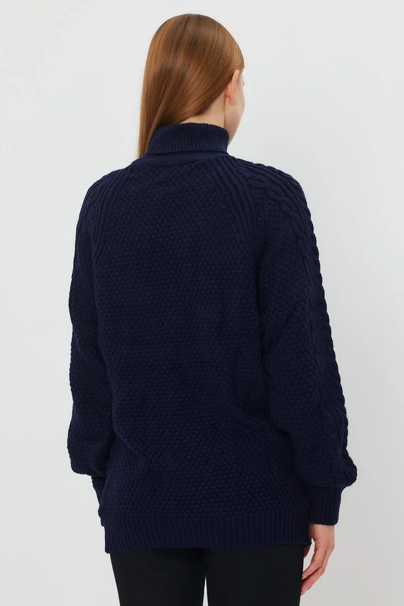 الكسندر جاردي Braided Turtleneck SWEATER (B21-18119)