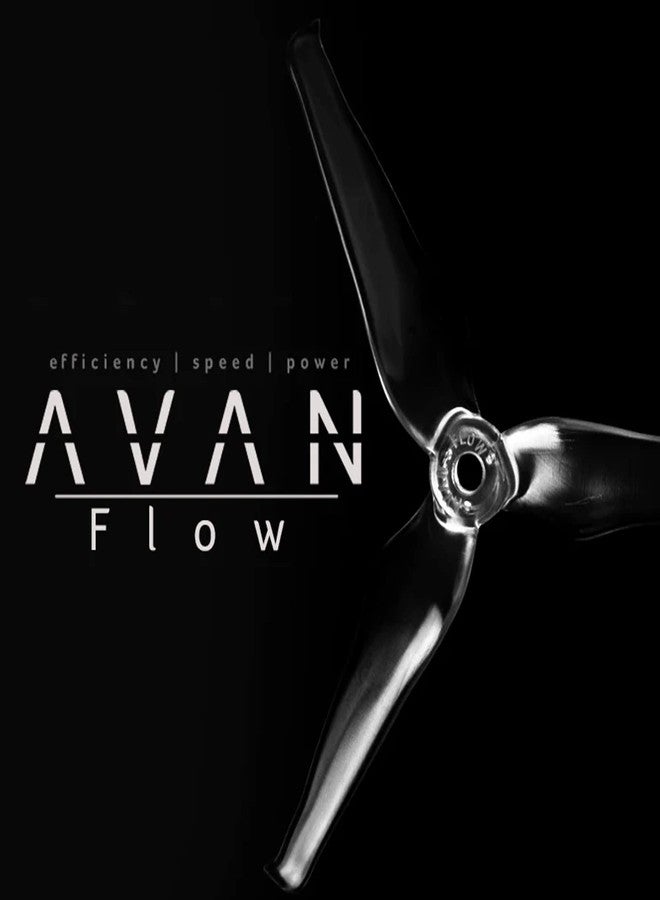 EMAX 16pcs Avan 5 Inch 3-Blade Racing High Efficiency Propellers for Drones (8X CW / 8X CCW) (Black) - Image 1