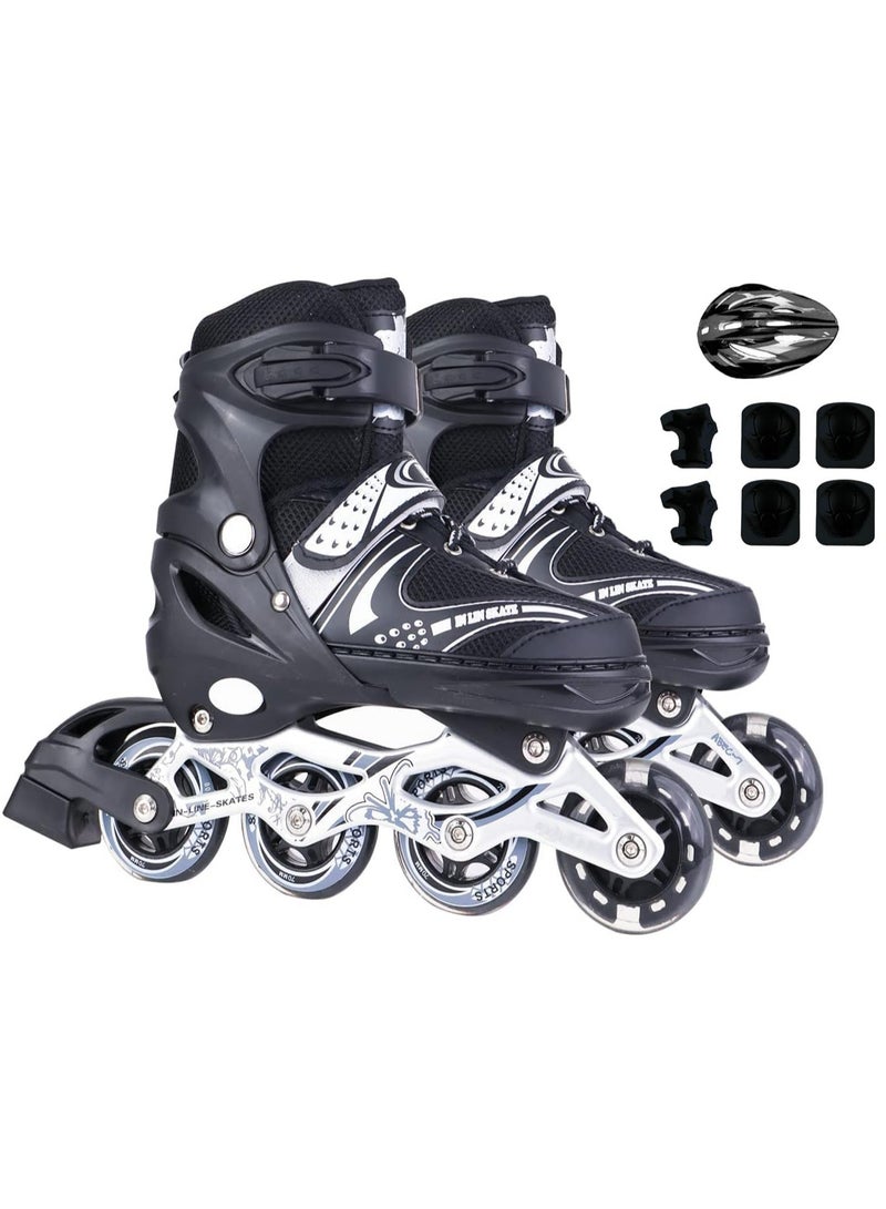 DubaiGallery Sunflower Children's Outdoor Sports Shoes Skate Shoes with Wheels for Girls Boys Children Roller Skates Sneakers  - Image 1