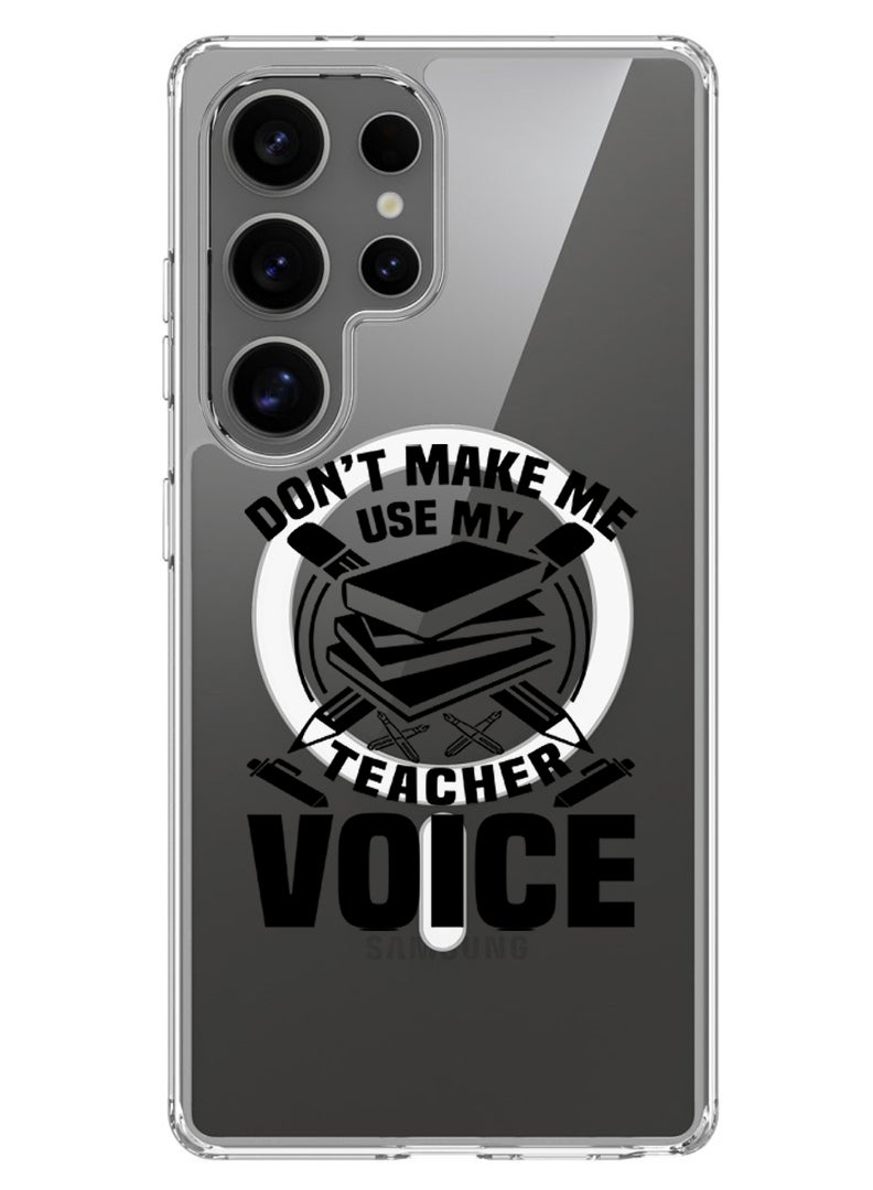 Theodor Magnetic Case for Samsung Galaxy S25 Ultra 6.9-inch Compatible with MagSafe Wireless Charging, Shockproof Phone Bumper Cover Teacher Voice - Image 1