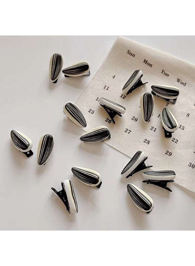 Simulation fun melon seed hairpin for women side forehead bangs clip hairpin  10pcs - Image 4