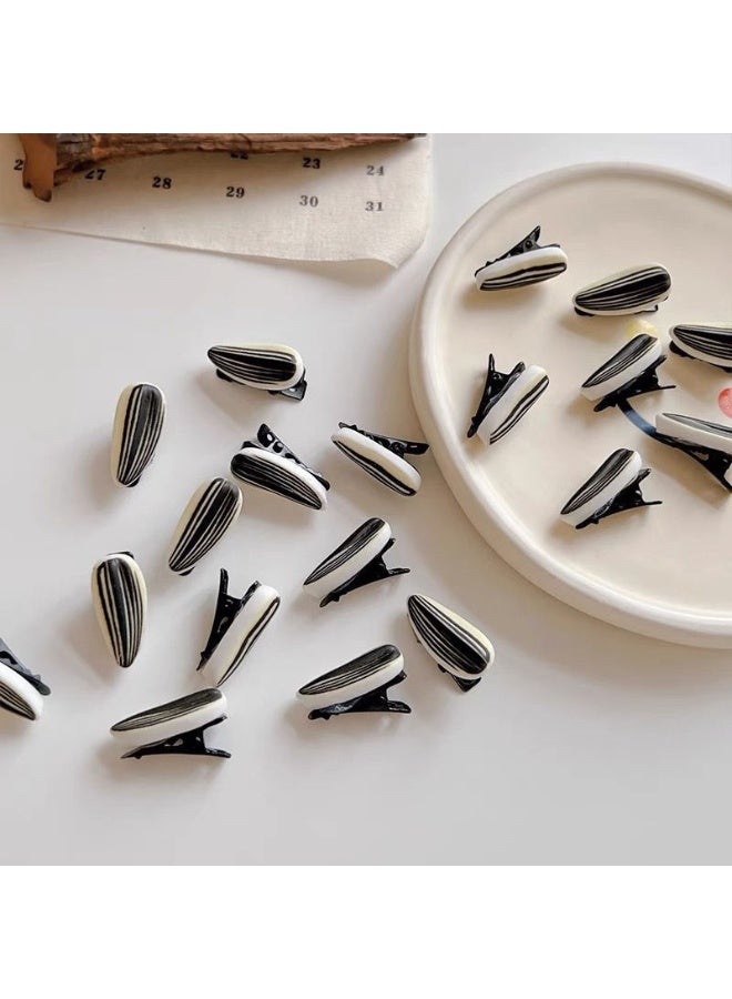 Simulation fun melon seed hairpin for women side forehead bangs clip hairpin  10pcs - Image 2