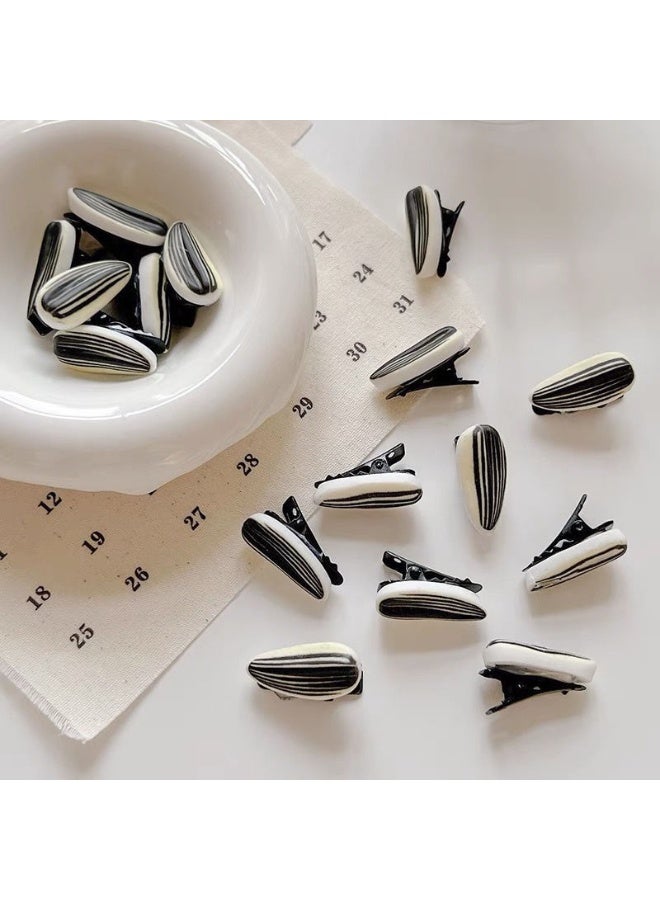 Simulation fun melon seed hairpin for women side forehead bangs clip hairpin  10pcs - Image 5