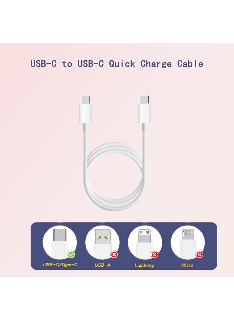 Sunshine Trade World USB-C to USB-C Fast Charging Cable | 60W PD Charger Cord for iPhone 15, MacBook Pro, iPad Pro, Samsung Galaxy, Pixel, Switch & More | Durable & High-Speed Data Transfer  - Image 3