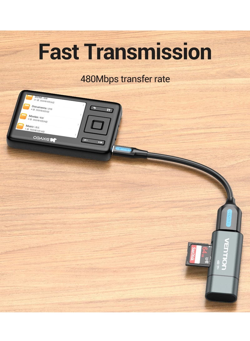 فينشن ميني USB OTG كابل USB صغير ذكر إلى أنثى USB للكاميرا المحمول USB 2.0 ميني بي إلى يو إس بي أ - Image 5