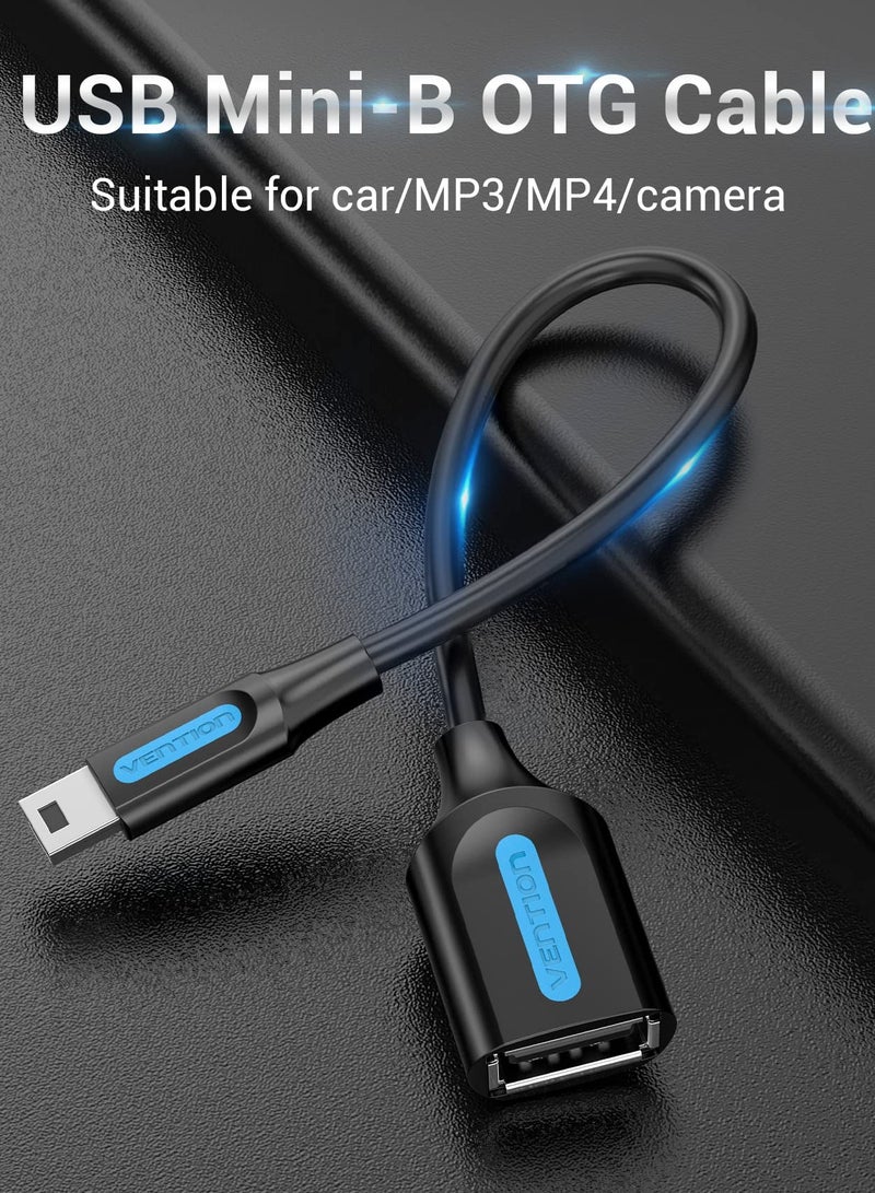 فينشن ميني USB OTG كابل USB صغير ذكر إلى أنثى USB للكاميرا المحمول USB 2.0 ميني بي إلى يو إس بي أ - Image 2