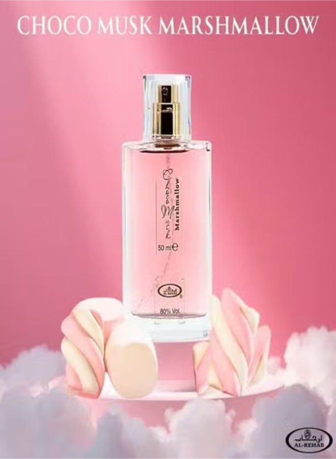 Alrehab Choco Musk Marshmallow Eau De Parfum - Sweet Gourmand Fragrance (50ml) - Image 4