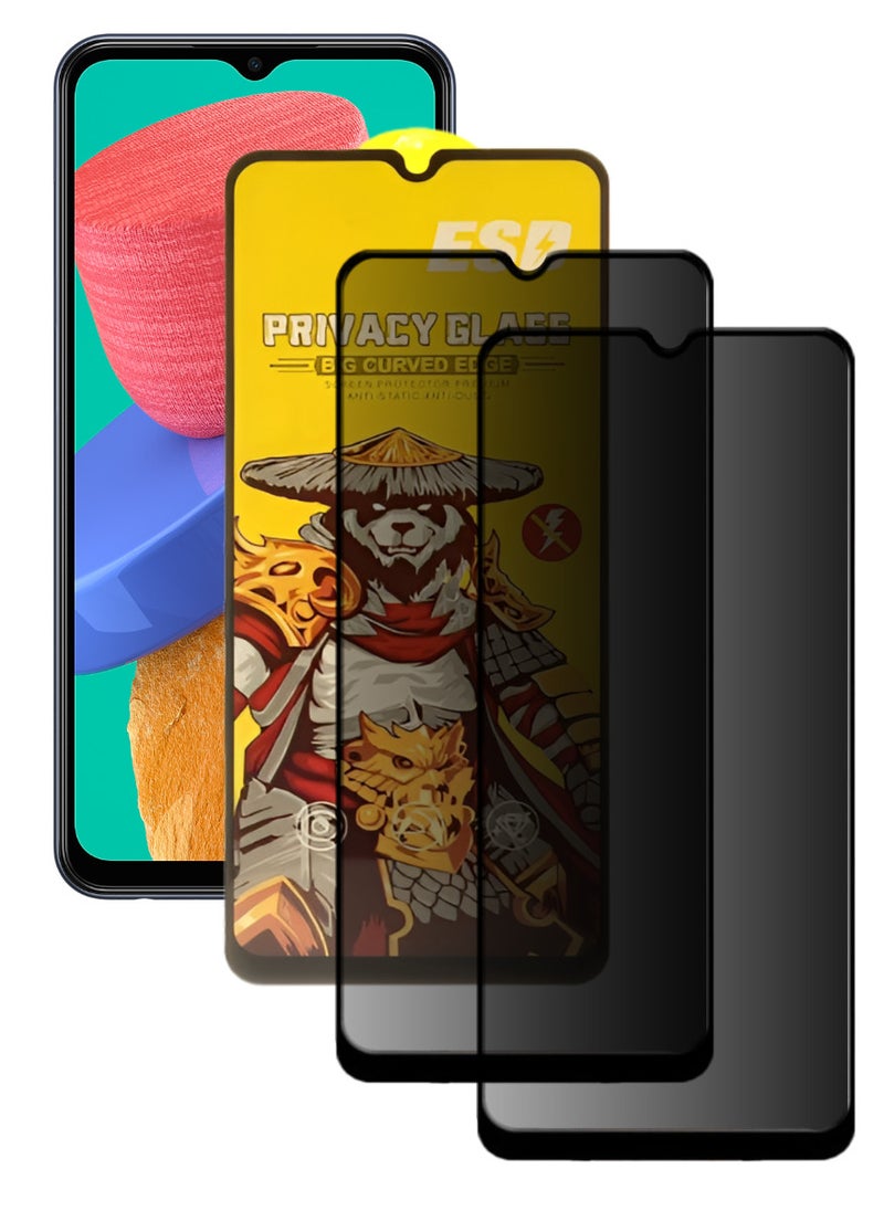 ESD 2 Pieces Tempered Dustproof Privacy Glass Screen Protector Compatible For Samsung Galaxy M33 5G - Image 1