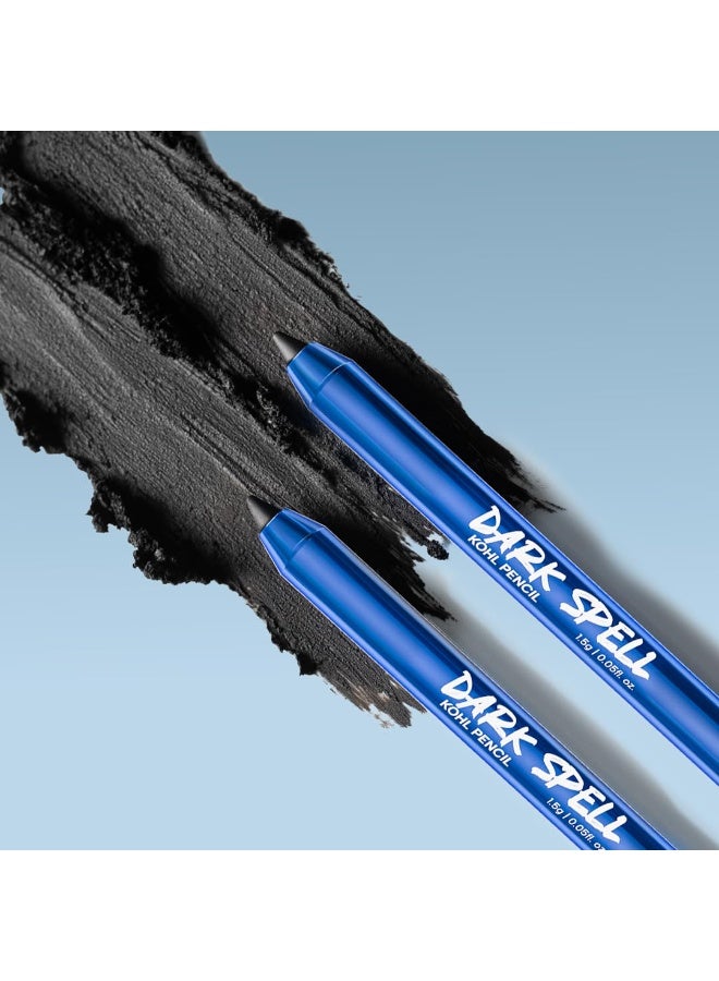 So True Sotrue Dark Spell Kohl Kajal Pencil with Sharpener | Smudgeproof, 24 Hours Long Stay | One Swipe Application | Matte Finish |1.5 gm - Image 3