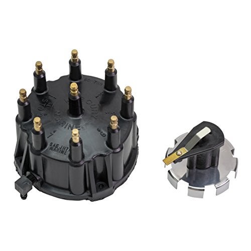 Quicksilver 805759Q3 Distributor Cap Kit for Marinized V-8 Engines by General Motors with Thunderbolt IV and V HEI Ignition Systems - Image 1