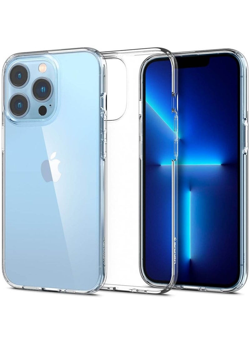 Spigen Liquid Crystal Case Cover For iPhone 13 Pro - Clear - Image 1