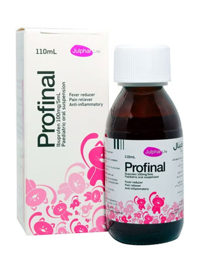 Profinal Children's Fever & Pain Relief Suspension - 110ml