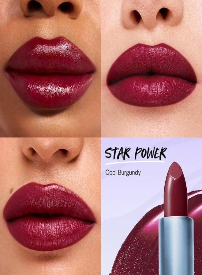 Kosas Weightless Satin Lip Color-Star Power-Cool Burgundy Moisturizing Lipstick, 4g - Image 3