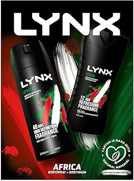 Lynx Africa Retro Bodyspray and Bodywash Gift Set 2 Pieces - Image 5