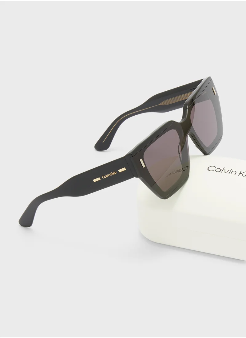 CALVIN KLEIN Modified Rectangle Sunglasses