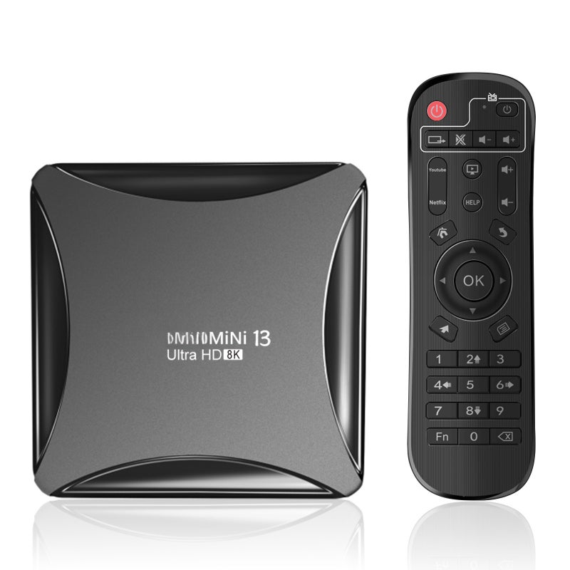 X88 MINI 13 جهاز استقبال تلفزيوني مشغل ذكي بنظام أندرويد 13.0 مع شريحة RK3528 وواي فاي ثنائي النطاق 8K TVBOX ذاكرة 2 جيجابايت / مساحة تخزين 16 جيجابايت - Image 1