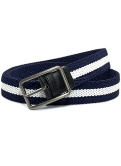 Classic Milano Classic Milano® Braided Canvas Woven Elastic Stretch Belt for Men/Women/Junior with Multicolored Belt men Enclosed in an Elegant Gift Box by Milano Leather  - Image 1