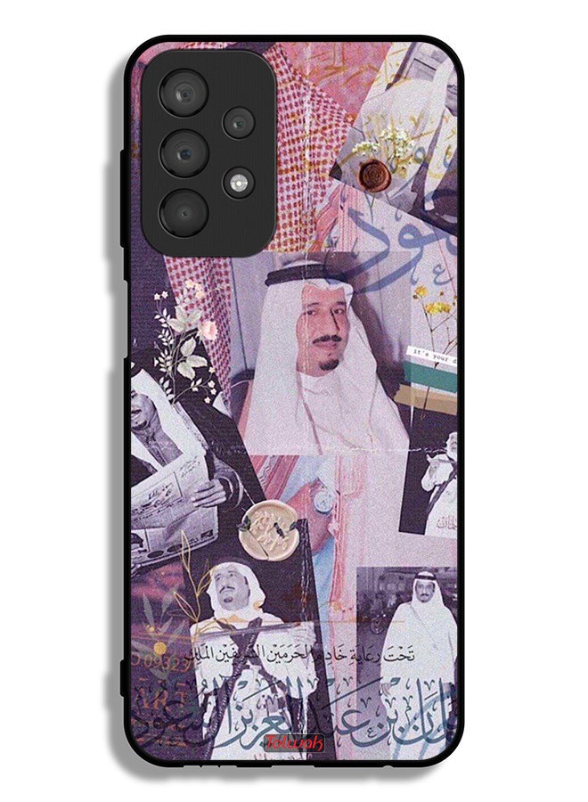 Tolwak Samsung Galaxy A23 4G Protective Case Cover King Salman Vintage Photos - Image 1