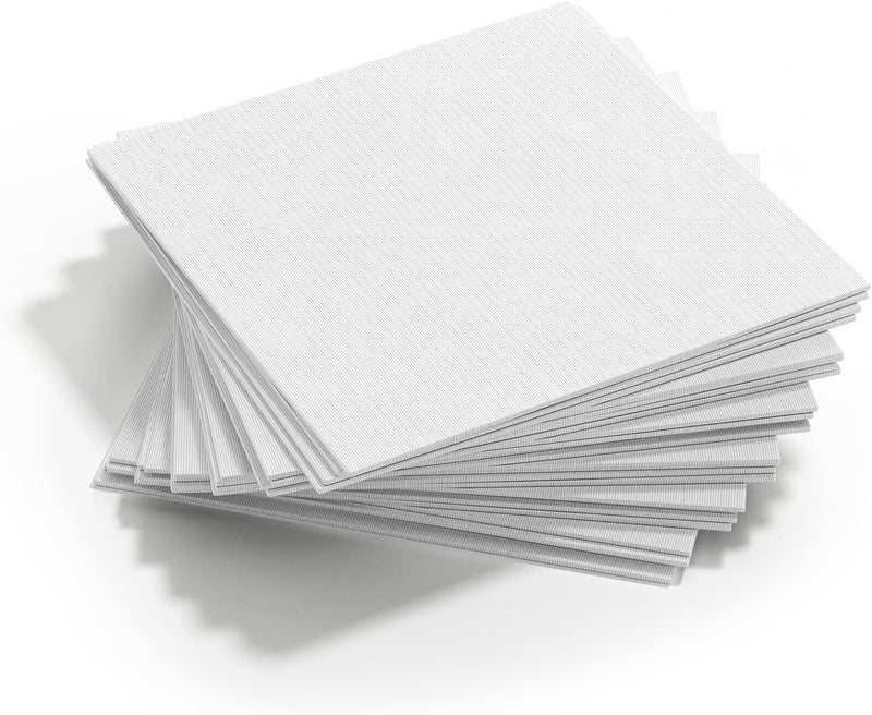 GOTIDEAL Canvases for Painting, 4x4 inch of 24, Professional Primed White Blank Flat Canvas Panels- 100% Cotton Artist Canvas Boards for Acrylics Painting, Oil Watercolor Tempera - Image 3