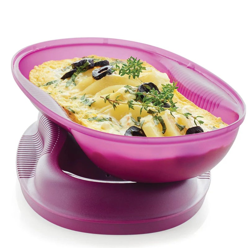 Tupperware Microwave Breakfast Maker Set in Rhubarb - Image 5