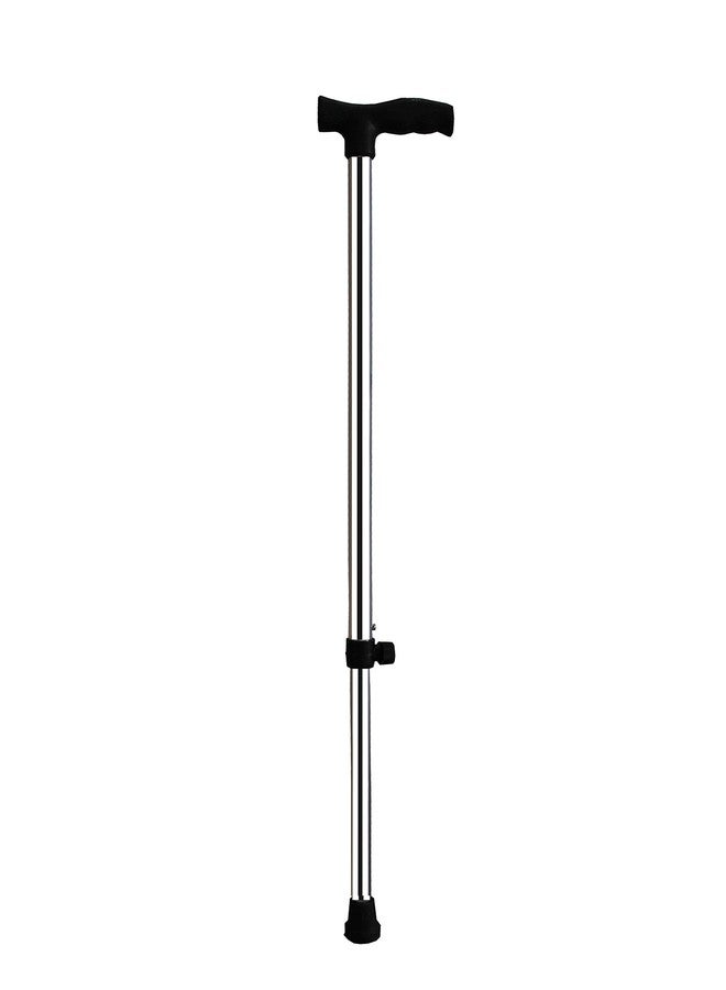 KDS SURGICAL عصا المشي Kds Surgical ذات الساق الواحدة المصنوعة من الكروم - Image 2
