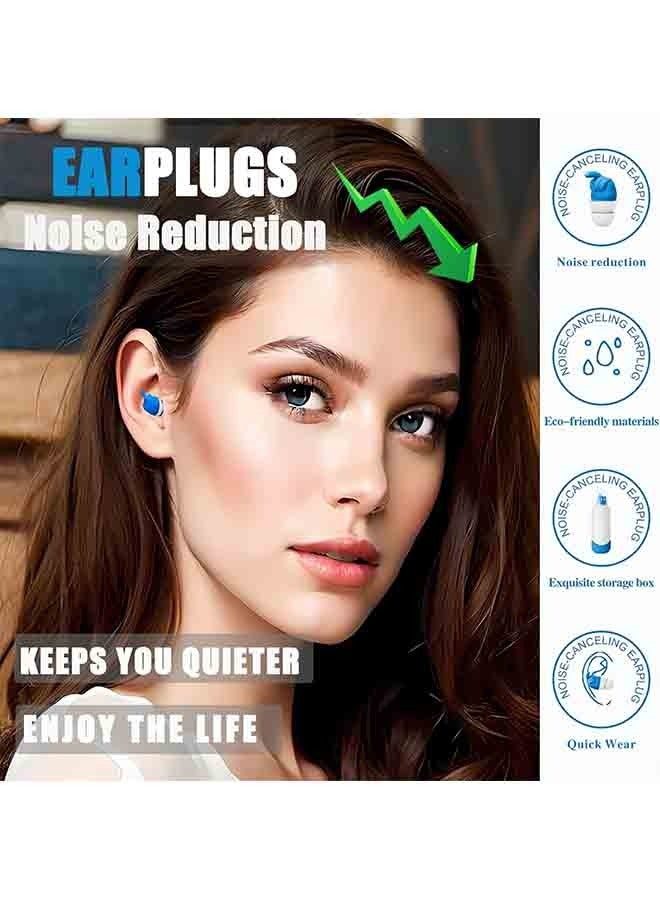 Generic Sleep Earplugs, Noise Reduction Earplugs for Children & Adults, Reusable  Ear Protection for Sleep, Snoring, Travel, Study, Work & Swimming  - Image 2