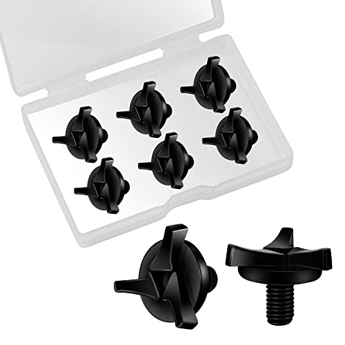 AIEX Motorcycle Helmet Screws, 6pcs Motorcycle Helmet Visor Screws Helmet Visor Screws Motorcycle Helmet Accessories (Black) - Image 1