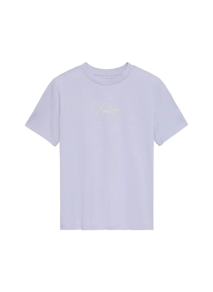 Calvin Klein Jeans  Logo Graphic Crew Neck T-Shirt for Women | Best Price UAE