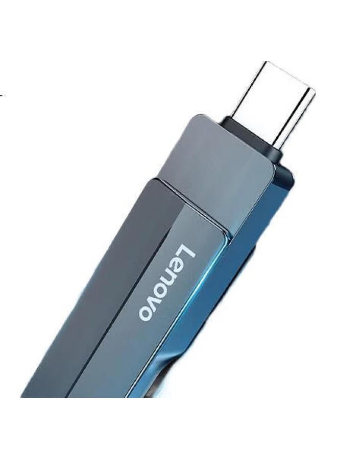 Lenovo Lenovo 32Gb Phone Usb Flash Drive, Type-C Usb3.2 Dual Interface Rotating Flash Drive, Durable Metal, Essential For Business And Office, Y200 Series - Image 3