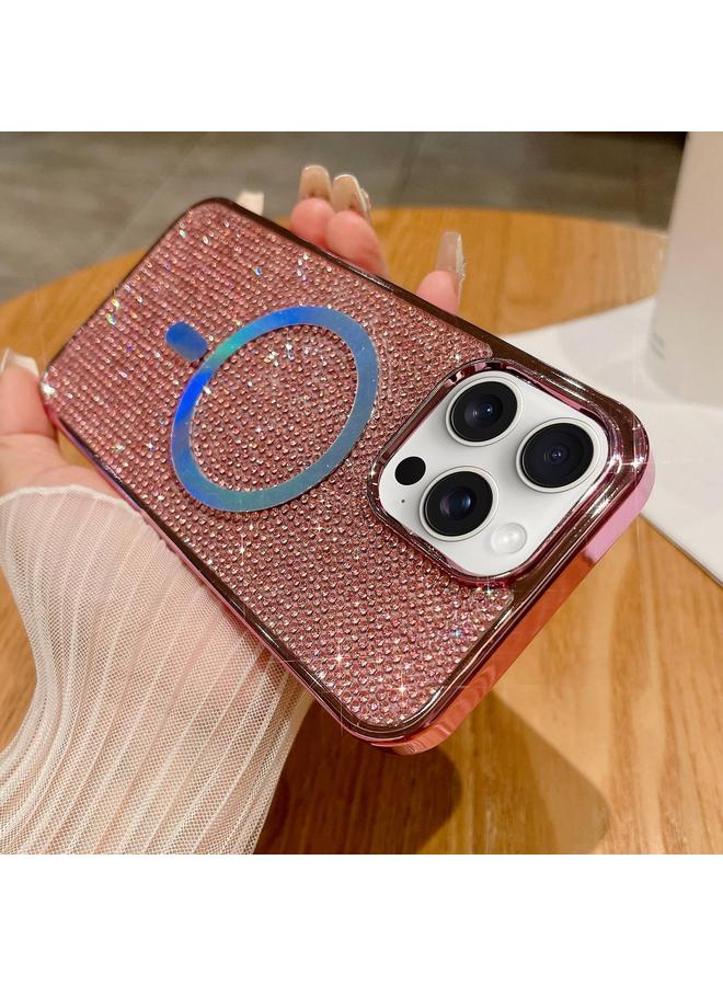 زبون جراب هاتف ماج سيف مطلي بالألماس لهاتف آيفون 12 برو ماكس - Image 1