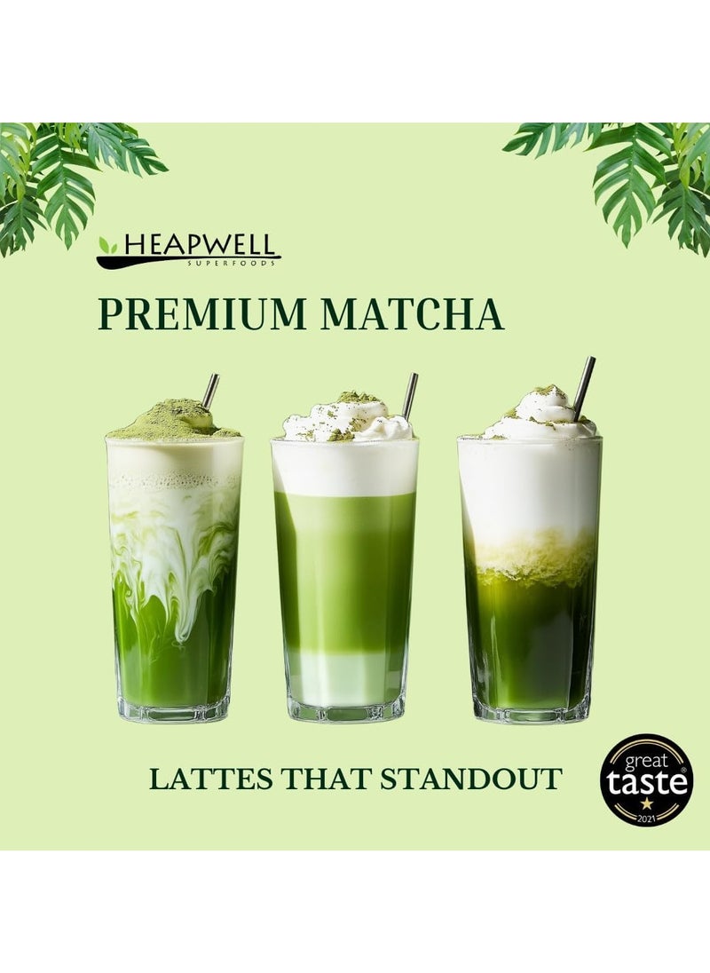 Heapwell Matcha Heapwell Superfoods Pack of 2 Japanese Green Tea Powder 50g (50 Servings), Organic & Pure Matcha Powder with Premium Quality, No Artificial Sweeteners 50 gm  - Image 4