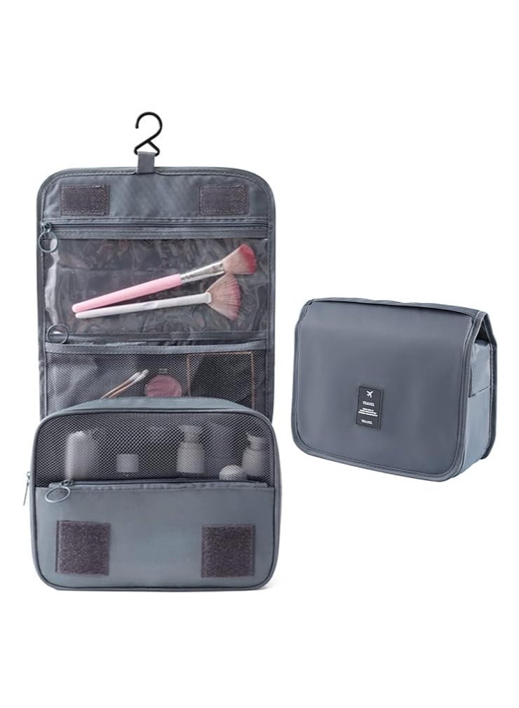 ECVV Hanging Toiletry Bag for Men, Travel Toiletry Organizer Large Dopp Kit for Toiletries, Makeup, Cosmetics Portable Large Capacity Shaving Bag - Image 1