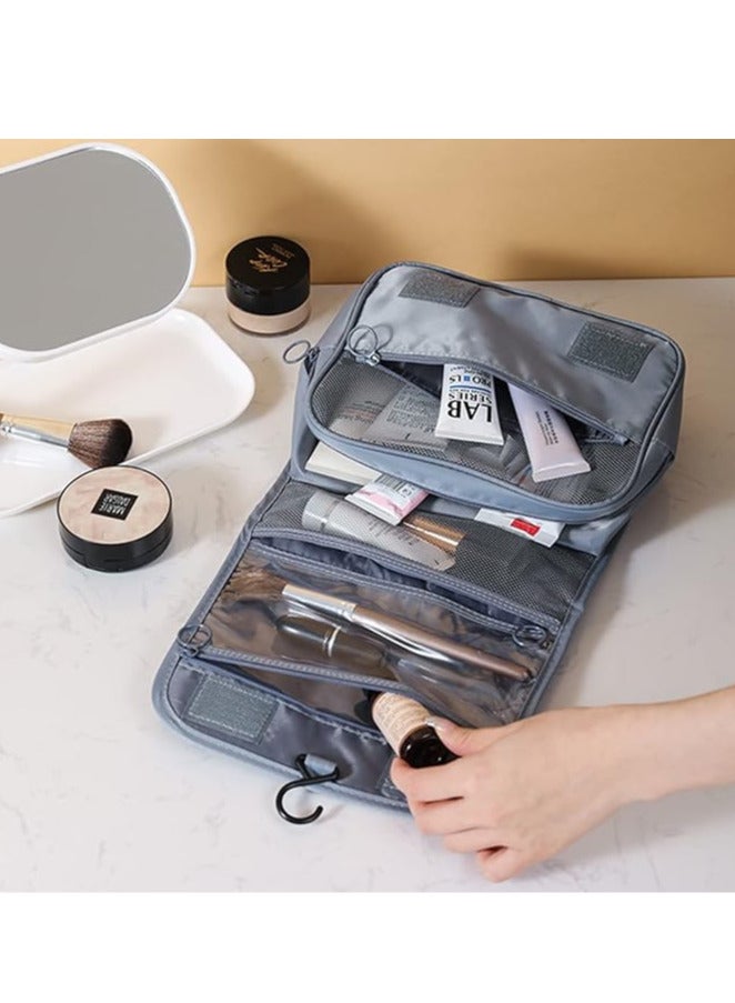 ECVV Hanging Toiletry Bag for Men, Travel Toiletry Organizer Large Dopp Kit for Toiletries, Makeup, Cosmetics Portable Large Capacity Shaving Bag - Image 2