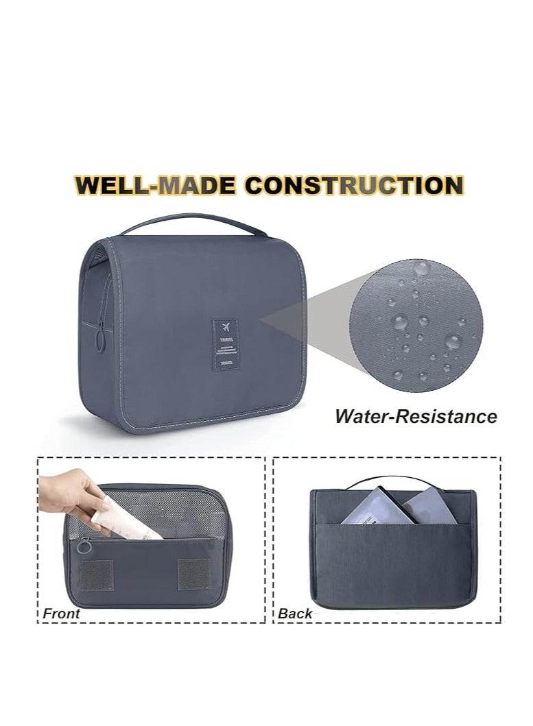 ECVV Hanging Toiletry Bag for Men, Travel Toiletry Organizer Large Dopp Kit for Toiletries, Makeup, Cosmetics Portable Large Capacity Shaving Bag - Image 4