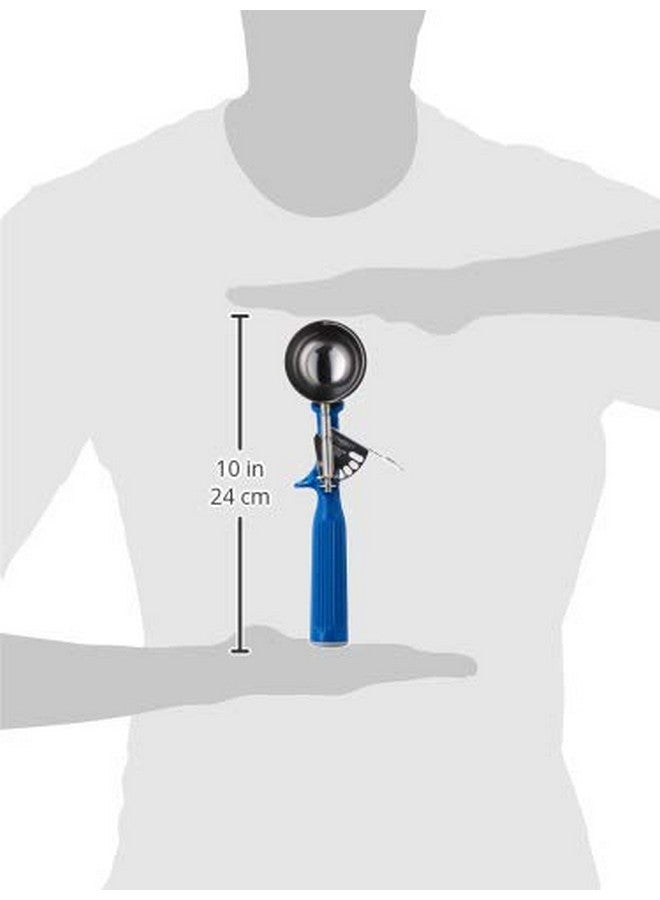 Vollrath 2 oz Stainless Steel Disher - Size 16,Dark Blue - Image 2
