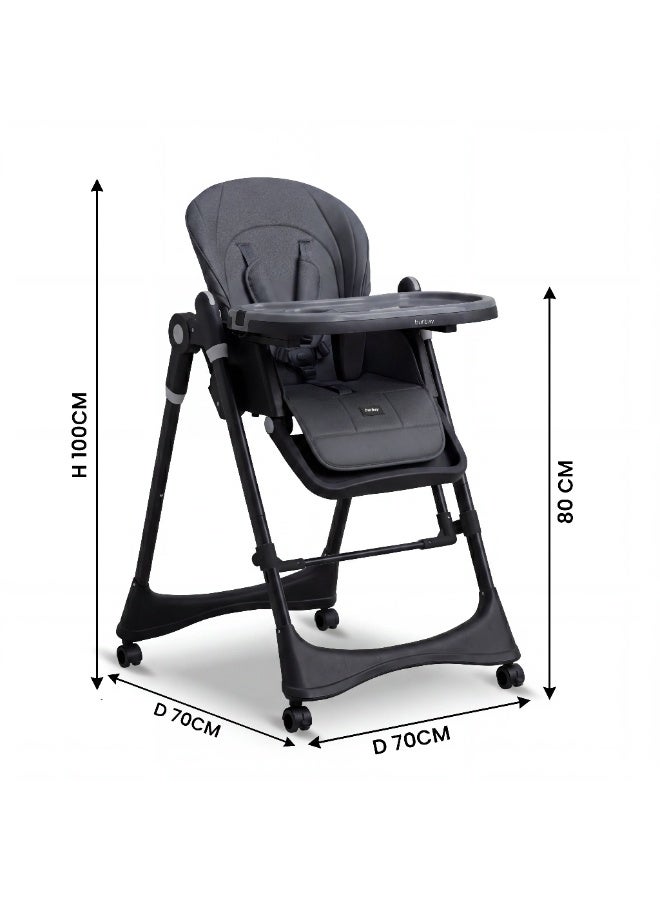 burbay Luxury Burbay Adjustable Rocking Baby High Chair – Multifunctional, Foldable & Safe - Image 3