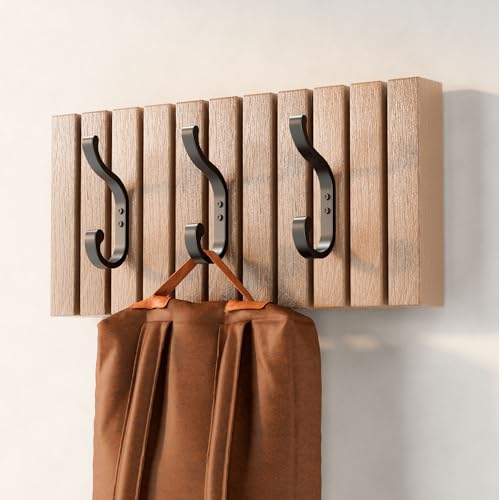 bussdis Coat Hanger Wall Mount 8-Pack - Wall Hooks for Hanging Heavy Duty - Image 2