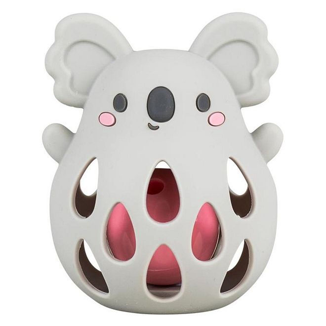Tiger Tribe Silicone Koala Rattle for Babies, Gentle Sound, Soft & Squishy, Safe for 0+ Months, 11.5x10cm - Image 1