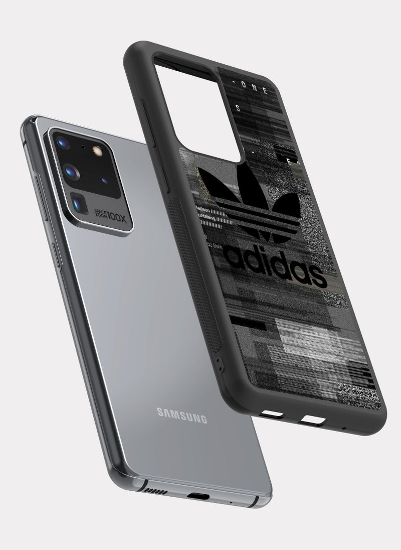 بكسلات كفر سامسونج جالكسي اس 20 الترا اديداس اسود و ابيض - Image 2