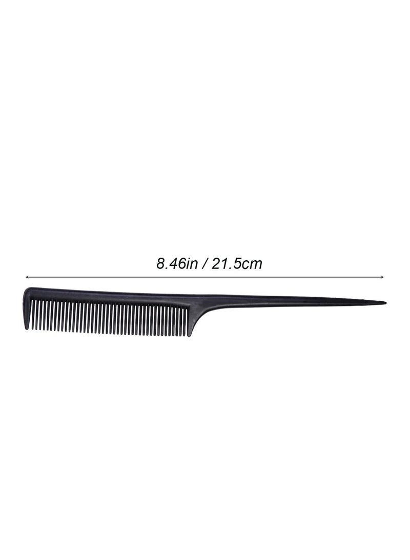 Joudi Foldable Kids Hair Comb Set - Braiding Tools for Girls with Soft Bristles Ponytail Maker (Red) - Image 3