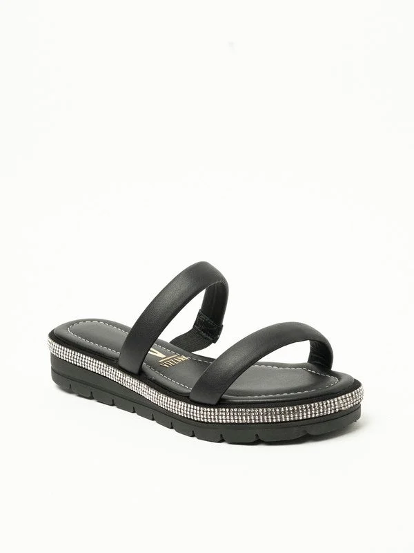 VIZZANO Flat Sandals for Women – Stylish Ladies Flat Sandals & Comfortable Flat Slippers