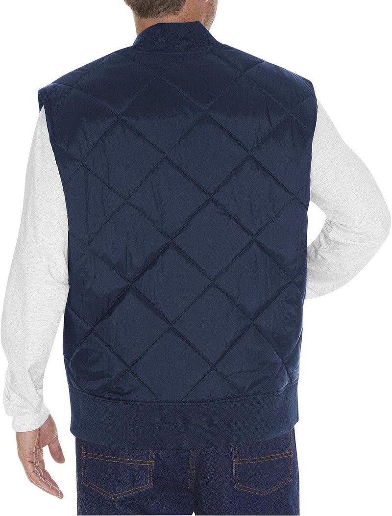 Dickies Men's Big Diamond Quilted Nylon Vest in Dark Navy - 3X - Image 2