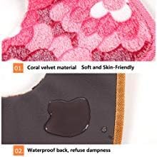 ZURATO Toilet Seat Cover Pads, Soft Thicker Warmer Washable Toilet Seat Cushion Mat Winter, Toilet Seat Lid Cover Pads (Multi Design & Colour, Medium Size: 43 x 36cm) - Image 3