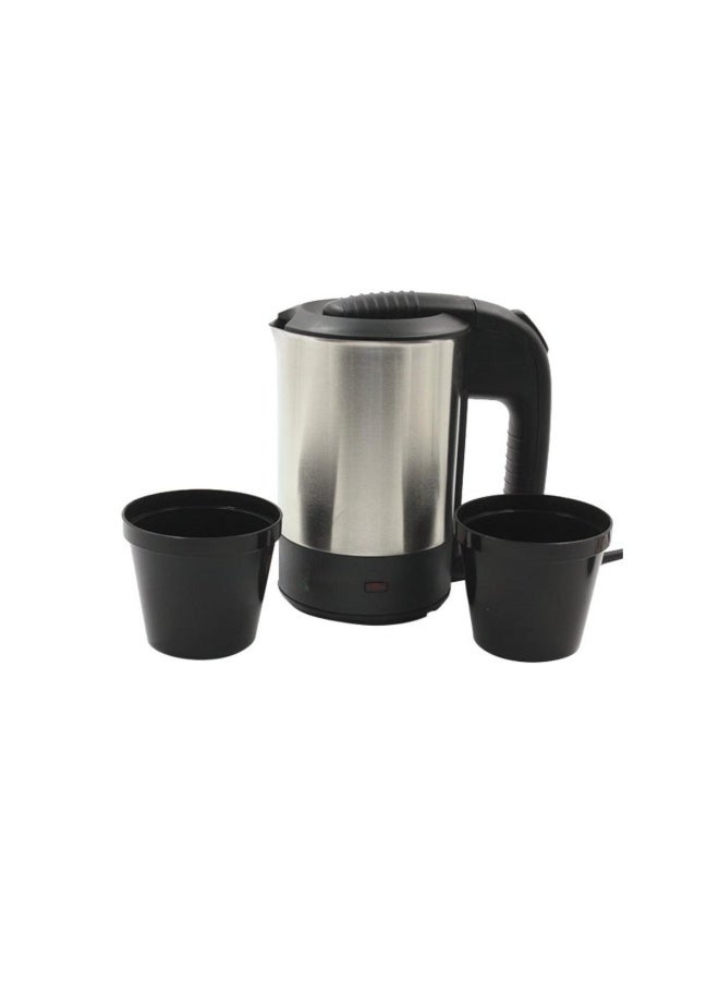Tradeo 0.5L Portable Electric Travel Kettle - 1000W Stainless Steel with Auto Shut-Off - Image 1